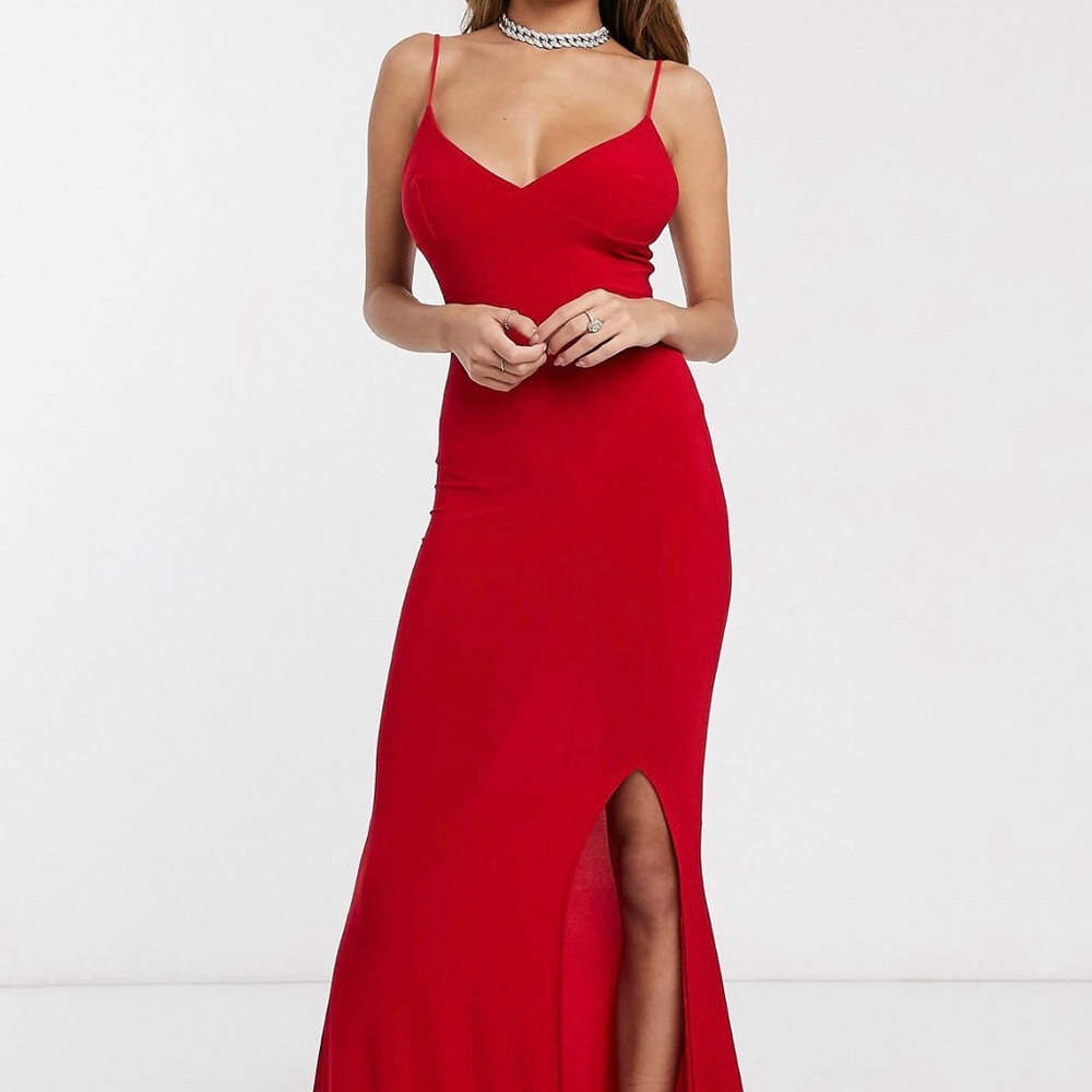 Club L London Cami Strap Maxi Dress